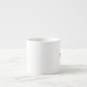 Bijenkarakter met snor zonnebril Bee Easy Espresso Kop (Voorkant)