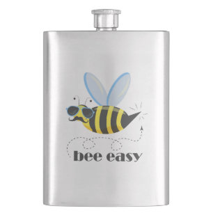 Bijenkarakter met snor zonnebril Bee Easy Flacon