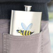 Bijenkarakter met snor zonnebril Bee Easy Flacon (Voorbeeld)