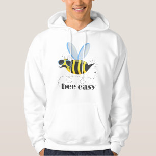 Bijenkarakter met snor zonnebril Bee Easy Hoodie