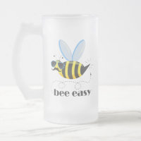 Bijenkarakter met snor zonnebril Bee Easy