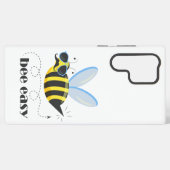 Bijenkarakter met snor zonnebril Bee Easy Samsung Galaxy Hoesje (Achterkant horizontaal)