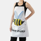 Bijenkarakter met snor zonnebril Bee Easy Schort (Insitu)