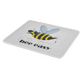 Bijenkarakter met snor zonnebril Bee Easy Snijplank (Hoek)