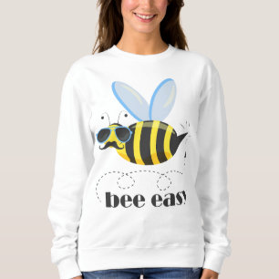Bijenkarakter met snor zonnebril Bee Easy Trui
