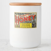 bijenkast geëxtraheerde honing voedselcontainer etiket (Voorkant)