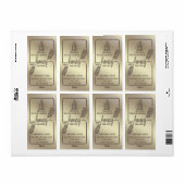 bijenkast jar etiket (Full Sheet)