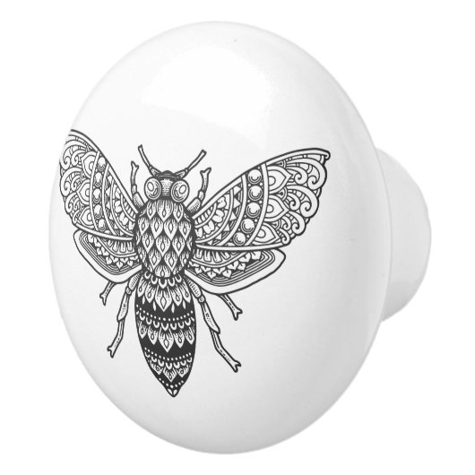  bijenkast keramische knop (Rechts)