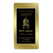  bijenkast voor goudhoninghoning etiket (Voorkant)