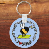 bijenkast - yoga - sleutelhanger (Voorkant)