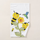 Bijenkitten Lente Badkamer Handdoek Sets (Handdoek)