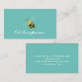 Bijenkleding Boutique Logo Visitekaartje (Voorkant / Achterkant)