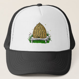 bijenkleur trucker pet