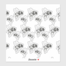 Bijenknieën in zwart-wit