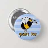 bijenknop sticker magnet ronde button 5,7 cm (Voorkant /achterkant)