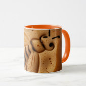 bijenkoffie mok (Voorkant rechts)