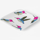 Bijenkolibrie Papieren Bordje (Gebogen)