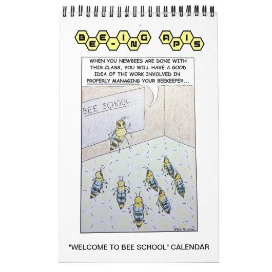 Bijenkomst Apis "Welkom op de bijenschool" Agenda Kalender (Hoes)