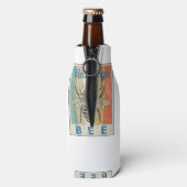  bijenkoningin honingbijenteelt flesjeskoeler (Fles Achterkant)