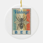  bijenkoningin honingbijenteelt keramisch ornament (Achterkant)