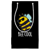 Bijenkool Funny Insect Bee Pun Dark BG Klein Cadeauzakje (Voorkant)
