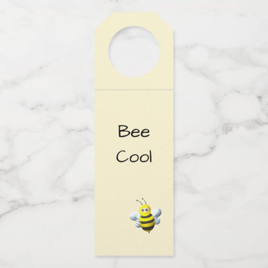 Bijenkool met Bumblebee Flessenhanger (Voorkant)