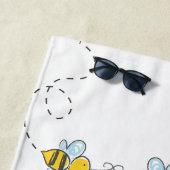 Bijenkool op maat strandlaken (In situ)