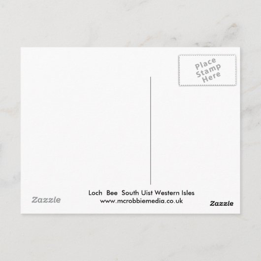 bijenkop briefkaart (Achterkant)