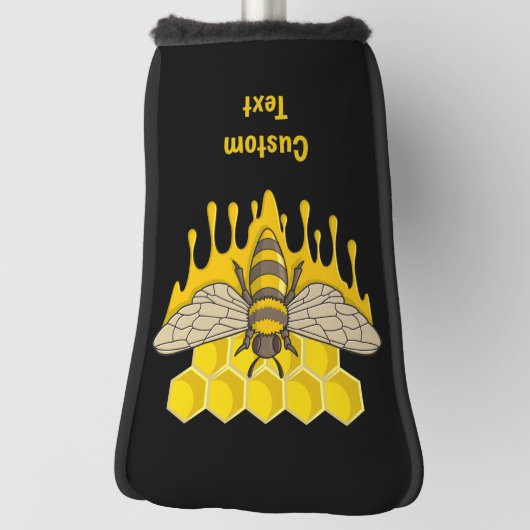 Bijenkop honinggulp Hoesje Golfheadcover (Draai 90)