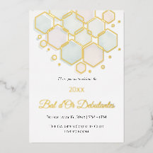 Bijenkorf Bedrijfs Elegantie Goud Geometrisch