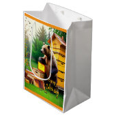 bijenkorf Beer Medium Cadeauzakje (Voorkant Gekanteld)