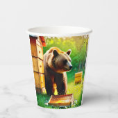 bijenkorf Beer Papieren Bekers (Achterkant)