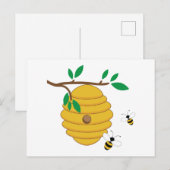bijenkorf briefkaart (Voorkant / Achterkant)