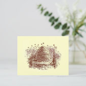 bijenkorf briefkaart (Staand voorkant)