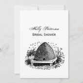 Bijenkorf en Bijen #1 Heraldisch Antiek Kaart (Voorkant)