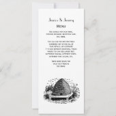 Bijenkorf en Bijen #1 Heraldisch Antiek Kaart (Achterkant)