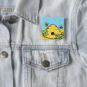 Bijenkorf en bijen Button (In situ)