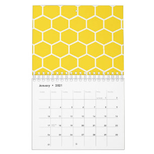Bijenkorf Geometrisch Witte Lijnen Hommels Kalender