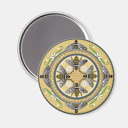 Bijenkorf magneet (Voorkant / Achterkant)