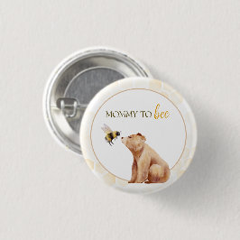Bijenkorf mama voor Bijen Baby Beer Baby Shower Ronde Button 3,2 Cm