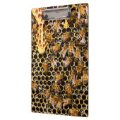 Bijenkorf met Honeycomb Up Close Klembord (Links)