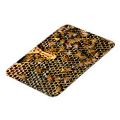 Bijenkorf met Honeycomb Up Close Magneet (Linkerzijde)