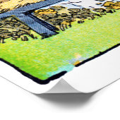  Bijenkorf met Wolken Landschap Keuken Kunst Poster (Hoek)