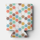 Bijenkorf modulepatroon blikjeskoeler (Achterkant)