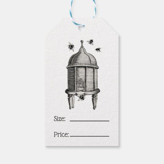 Bijenkorf personaliseren cadeaulabel (Achterkant)