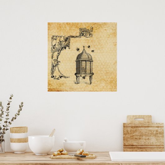 bijenkorf. poster (Keuken)
