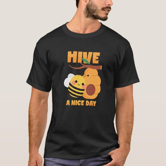 Bijenkorf  Prettige Dag  Grappig T-shirt (Voorkant)