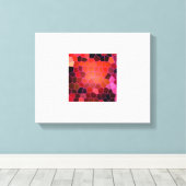 Bijenkorf Rood Canvas Afdruk (Insitu (Houten vloer))