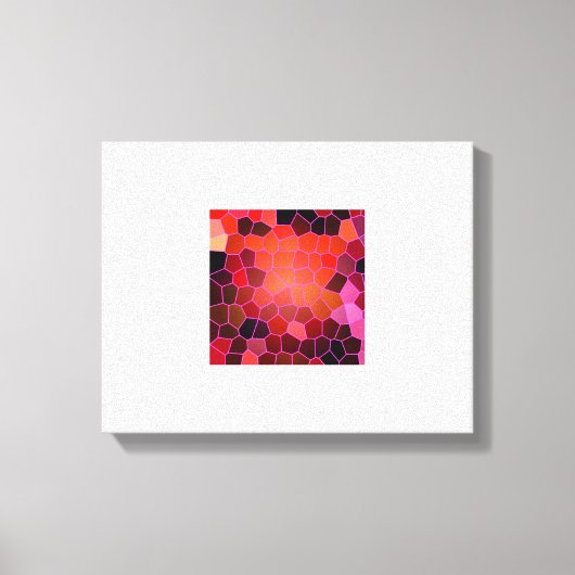 Bijenkorf Rood Canvas Afdruk (Voorkant)