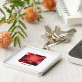 Bijenkorf Rood Sleutelhanger (Zijkant)